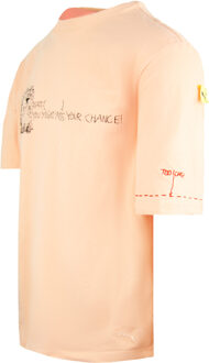 PUMA x Michael Lau Long Tee Korte Mouw Crew Neck Peach Heren T-shirt 530362 26 Perzik - XS