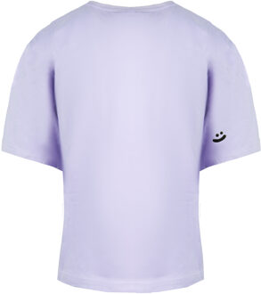 PUMA x Mr Doodle Korte Mouw Crew Neck Lila Womens Cropped T-shirt 598654 88