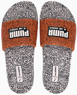 PUMA x Mr Doodle Leadcat 20 Multicolor Sliders voor dames Veelkleurig - EU 37 / UK 4