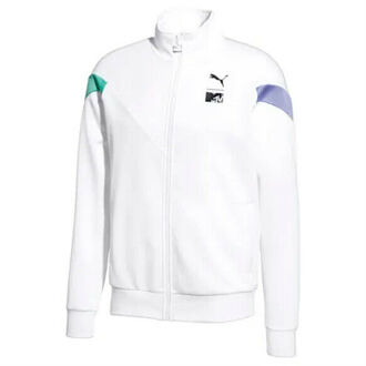 PUMA x MTV MCS Heren Track Top Zip Up Wit Trui 579817 02