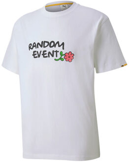 PUMA x Randomevent Wit T-shirt - Heren - XS