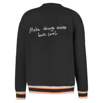 PUMA x RDET Randomevent Lange Mouw Crew Hals Heren Zwart Sweaters 596663 01