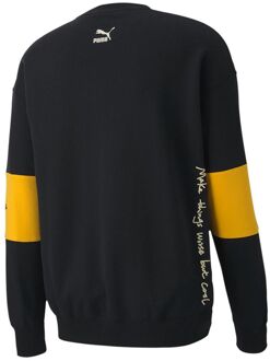 PUMA x RDET Randomevent Lange Mouw Crew Neck Zwart Heren Truien 596664 01
