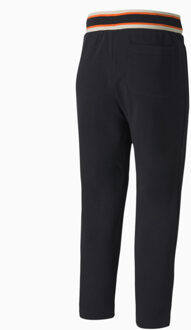 PUMA x RDET Randomevent Zwart Heren Cropped Sweat Broek Joggers 596667 01 - XS