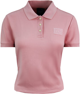 PUMA x Rihanna Fenty Baby Polo Cropped Shirt Roze Damestop 574286 04 - maat EU 47.5 / UK 12