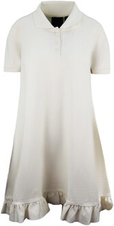 PUMA x Rihanna Fenty Polo Swing Mini Dress Korte Mouw Vanille Dames 574733 01 Gebroken wit - EU 44.5 / UK 10