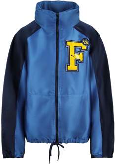 PUMA x Rihanna Fenty Satin Dames Blauw Track Jacket Navy - EU 36 / UK 8