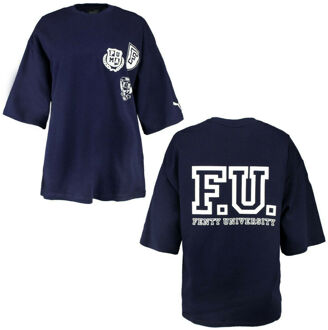 PUMA x Rihanna Fenty Unisex SS Crew Neck Top T-shirt Navy 575876 03 A67A Blauw