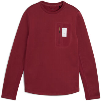 PUMA X Saysky Brushed Longsleeve Dames rood - M