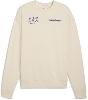 PUMA X Saysky Crew Sweatshirt wit/groen - L