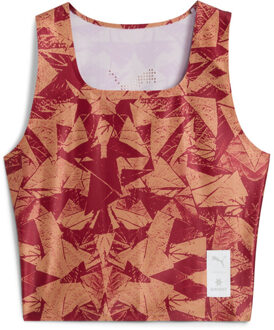 PUMA X Saysky Run Crop Dames rood - M