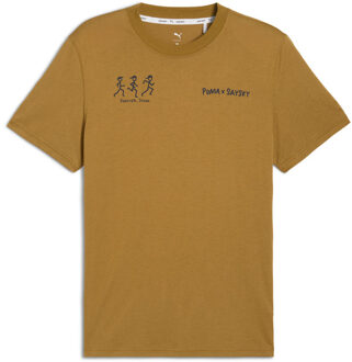 PUMA X Saysky T-Shirt bruin - L