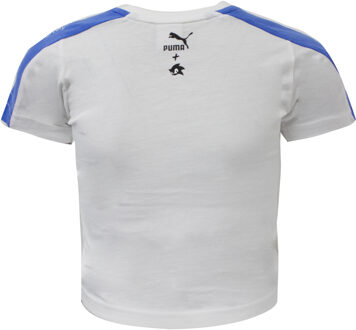 PUMA x Sega T-Shirt Sonic The Hedgehog Kids Taped Top 596312 02 Wit