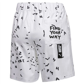 PUMA x Shantell Martin Damesshort AOP Broek Wit 575479 02