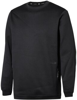 PUMA x Stampd Heren Sweatshirt met ronde hals en structuur 571709 01 - maat M Zwart