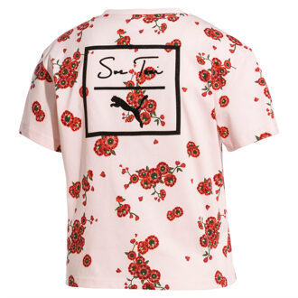 PUMA x Sue Tsai T-shirt met print voor vrouwen Roze 578221 99 - maat