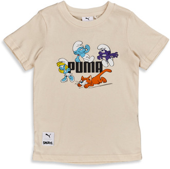 PUMA X The Smurfs - Voorschools T-shirts Beige - 90 - 96 CM
