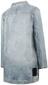 PUMA x XO Lange Mouw Gebleekt Denim Heren Kimono 575584 77 Blauw