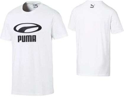 PUMA XTG Graphic White Korte Mouw T-shirt Top - Heren - maat Wit