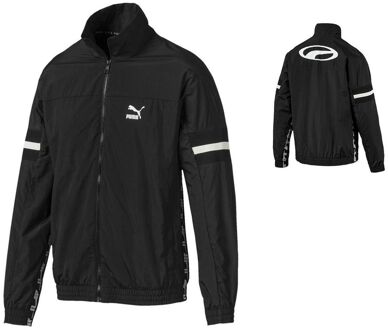 PUMA XTG Woven Lange Mouw Zip Up Zwart Heren Track Jacket 595310 01 - maat S Wit