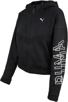 PUMA Zip Up Vrouwen Zwarte Hoodie