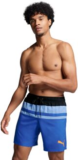 PUMA Zwembroek Heren Heritage Stripe Mid Shorts Benjamin Blue Combo-M