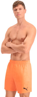 PUMA Zwembroek Heren Mid Shorts Bright Orange-L Oranje - L