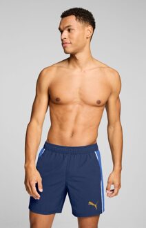 PUMA Zwembroek Heren Mid Shorts Crinkle T7 Navy / Ultra Blue-XXL - XXL