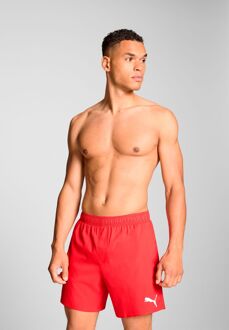 PUMA Zwembroek Heren Mid Shorts Rood-XXL - XXL