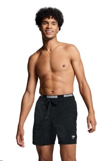 PUMA Zwembroek Heren Utility Mid Shorts Zwart-XXL - XXL