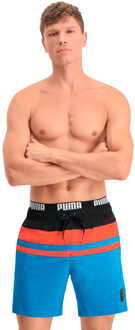 PUMA Zwembroek Heritage Stripe Mid Blue Combo-XXL - XXL