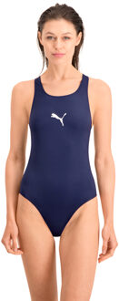 PUMA Zwempak Dames Racerback Navy-XS - XS