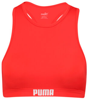 PUMA Zwemtop Dames Racerback Rood-L - L
