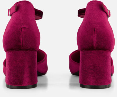 Pumps bordeauxrood Textiel - 36,37,38,39,40,41,42