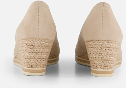 Pumps met sleehak beige Leer - 40