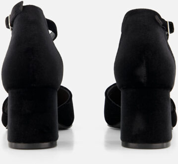 Pumps zwart Textiel - 36,37,38,39,40,41,42