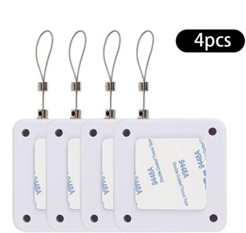 Punch-Gratis Automatische Sensor Deur Dichter Alle Deuren Multifunctionele Automatische Deurdranger Met Koord 800G Pull 4stk wit