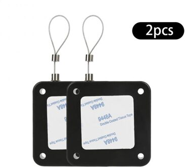 Punch-Gratis Automatische Sensor Deur Dichter Multifunctionele Verstelbare Gemonteerd Automatische Sluiting Brandwerende Deurdranger 800G Spanning zwart 2stk