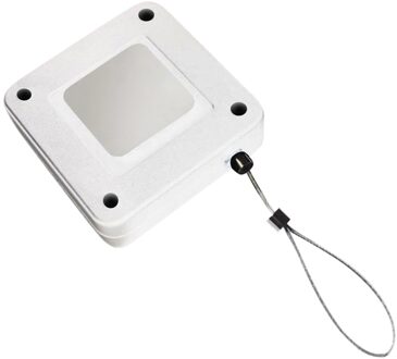 Punch-Gratis Deurdranger Automatische Sensor Deur Dichter Automatisch Dicht Voor Alle Deuren Met 1.2M Staaldraad Anti-Diefstal Kabel Doos wit