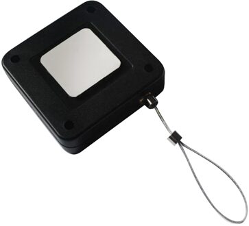 Punch-Gratis Deurdranger Automatische Sensor Deur Dichter Automatisch Dicht Voor Alle Deuren Met 1.2M Staaldraad Anti-Diefstal Kabel Doos zwart
