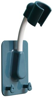 Punch-Gratis Douchekop Houder Universele 360 Graden Verstelbare Douche Rack Pasta-Type Douche Beugel Thuis Badkamer Accessoires Blauw