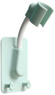 Punch-Gratis Douchekop Houder Universele 360 Graden Verstelbare Douche Rack Pasta-Type Douche Beugel Thuis Badkamer Accessoires groen