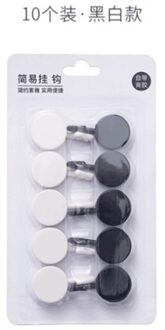 Punch-Gratis Haak Sterke Viscose Deur Hanger Haak Rack, zonder Trace Nagel Kleine Hanger Haak Keuken Muur Kleverige Haak B