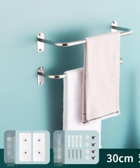 Punch-Gratis Naadloze Eenvoudige Moderne Stijl Dragende Sterke Rvs Dikke Kleerhanger Badkamer Handdoek Rack g8286 A2