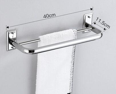 Punch-Gratis Naadloze Handdoekenrek 304 Roestvrij Staal Handdoekenrek Multifunctionele Badkamer Wc Wc Rack Muur Opknoping G8059