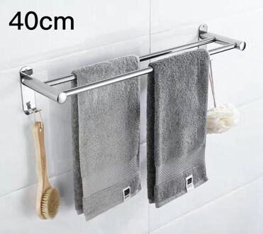 Punch-Gratis Naadloze Roestvrijstalen Handdoekenrek Badkamer Opknoping Staaf Badkamer Handdoek Bar Wc Muur Opknoping Handdoekenrek g8117 B2