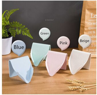 Punch Gratis Sterke Lijm Douche Zeephouder-Zeep Houder voor Badkamer & Kitchen Sink Beige