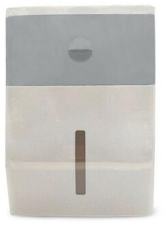 Punch-Gratis Toiletrolhouder Plank Tissue Doos Waterdichte Badkamer Opbergdoos Grijs