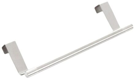 Punch-Gratis Wall Mount Badkamer Handdoek Opbergrek Waterdicht Roestvrij Plank Y5JC 8FF200245-S