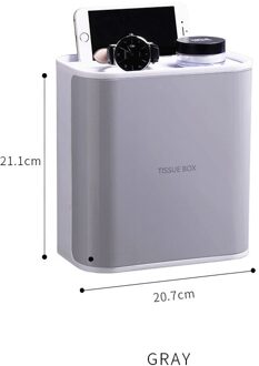 Punch-Gratis Waterdichte Wall Mount Toiletrolhouder Opslag Tissue Doos Rek Badkamer Toiletpapier Buis Opslag doos pruim